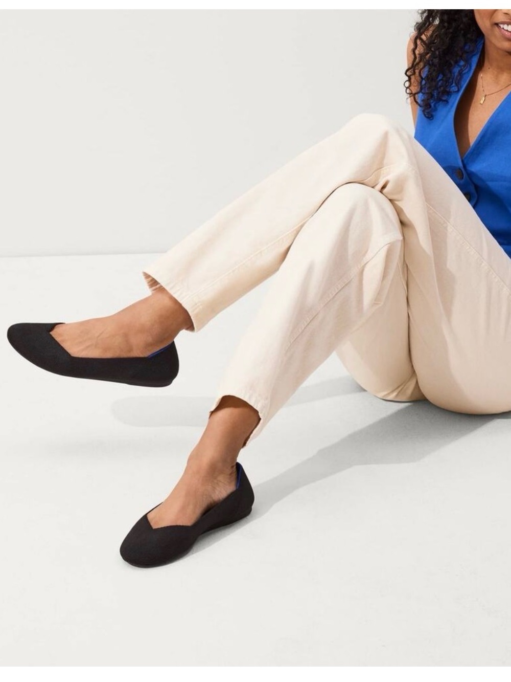 Rothy’s Black Flats 8.5